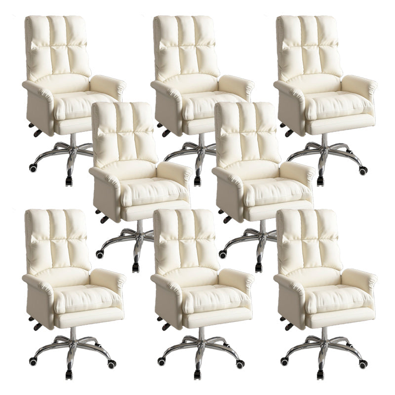 Silla ejecutiva de la silla ejecutiva ergonómica de cuero de cuero falso