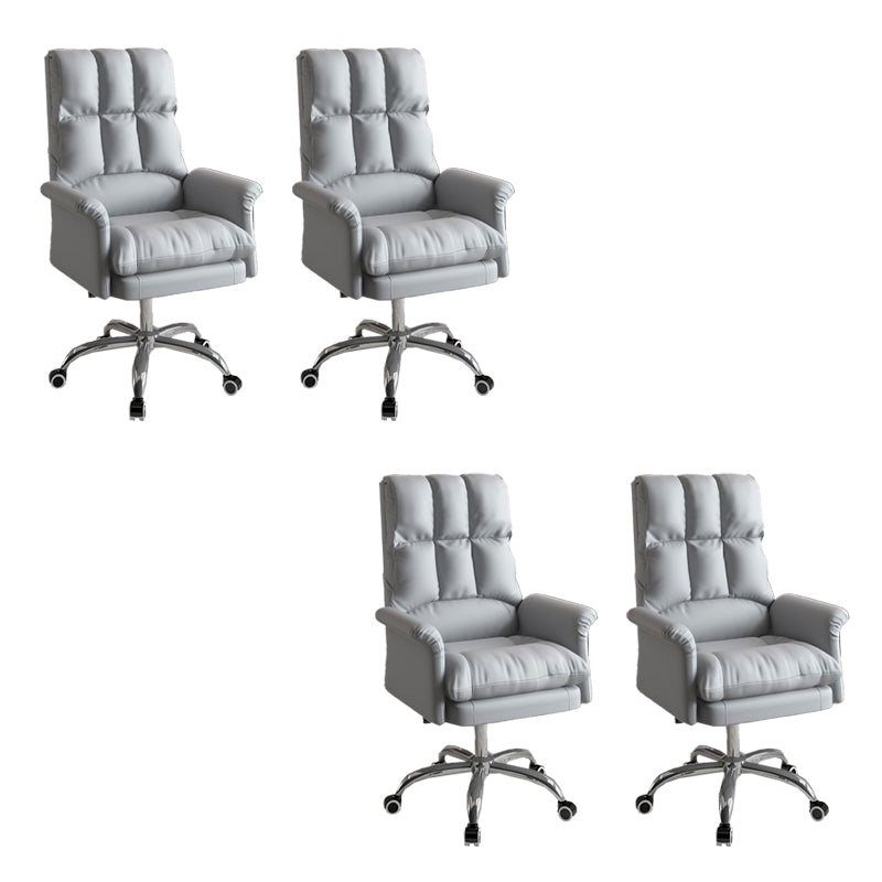 Silla ejecutiva de la silla ejecutiva ergonómica de cuero de cuero falso