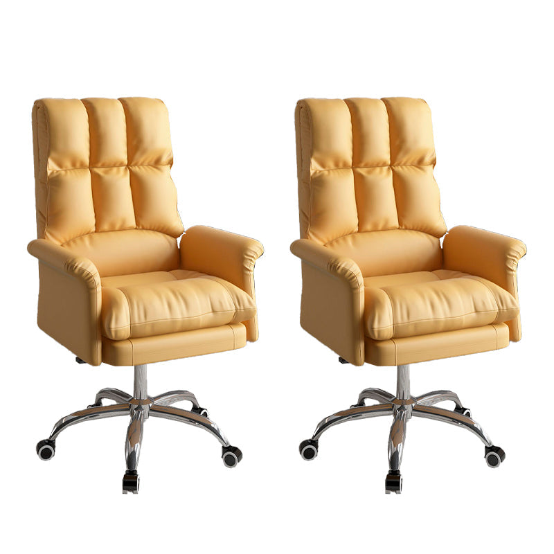 Silla ejecutiva de la silla ejecutiva ergonómica de cuero de cuero falso