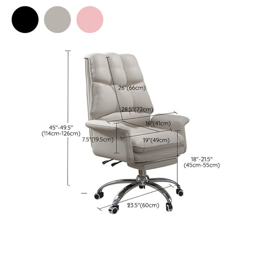 Silla ejecutiva de la silla ejecutiva ergonómica de cuero de cuero falso