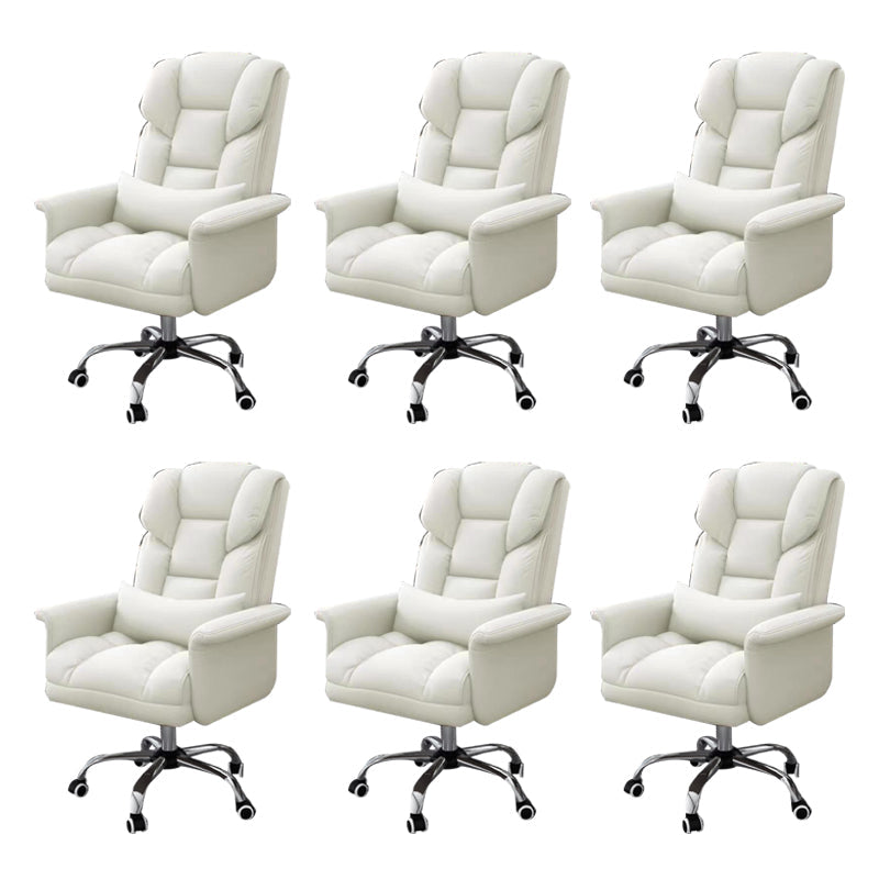 Sedia da ufficio a casa ergonomica contemporanea ad alta posteriore.