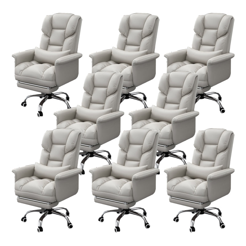 Sedia da ufficio a casa ergonomica contemporanea ad alta posteriore.