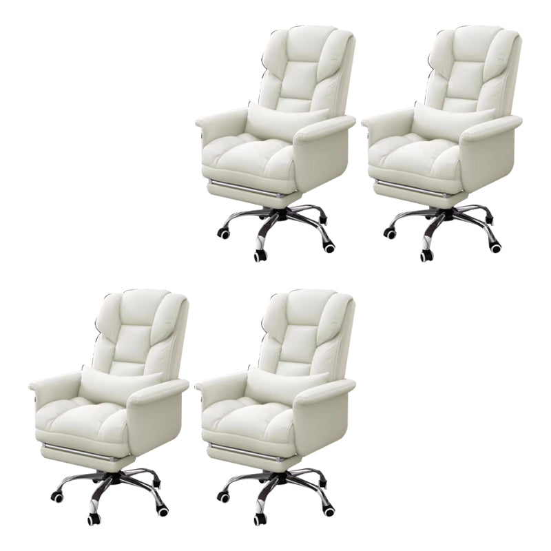 Sedia da ufficio a casa ergonomica contemporanea ad alta posteriore.