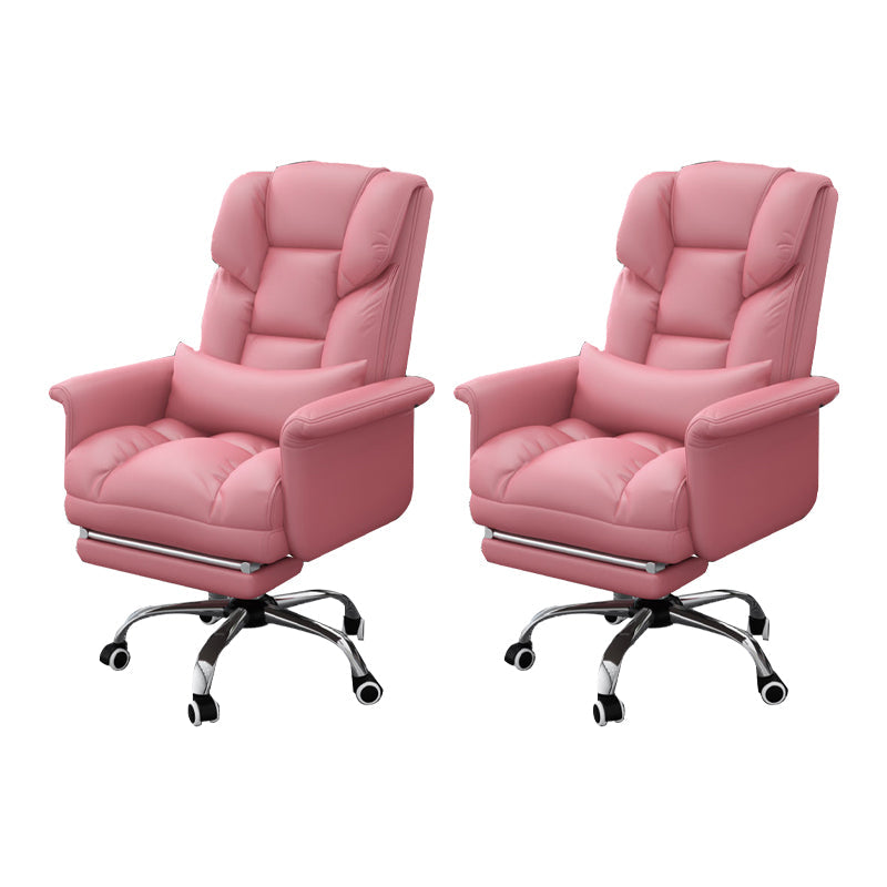 Sedia da ufficio a casa ergonomica contemporanea ad alta posteriore.