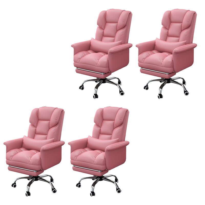 Sedia da ufficio a casa ergonomica contemporanea ad alta posteriore.