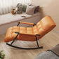 Modern Rocking Chair Upholstered Button-Tufted Reclining Recliner Chair Clearhalo 'Chairs & Seating' 'furn' 'furn_rocking_chairs' 'Furniture' 'Living Room Furniture' 'Rocking Chairs' 'rocking_chairs' 7330367