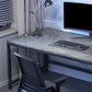 Rectangular Shape Modern Style Office Desk Stone Computer Desk with Legs for Home