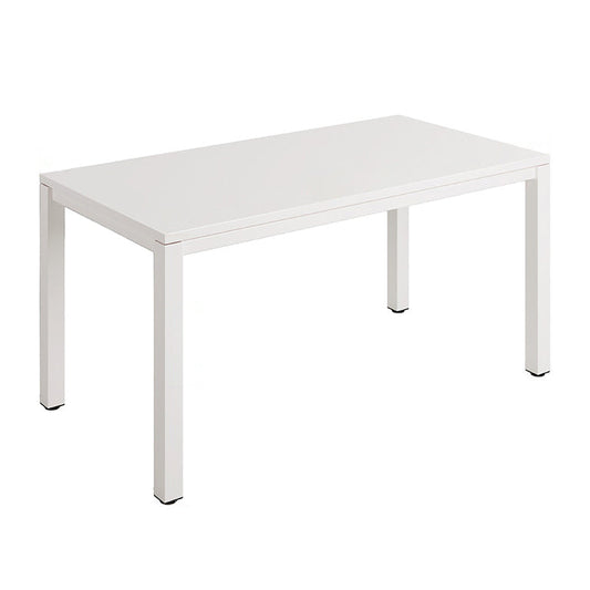 Contemporary Wooden Office Desk Sled Base Writing Desk with Steel Legs Clearhalo 'furn' 'furn_office_desk' 'Furniture' 'Office Desks' 'Office Furniture' 'office_desk' 7330745