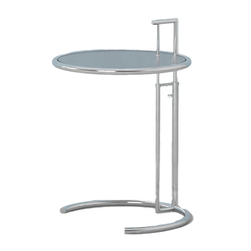20" Wide Contemporary Corner Table Metal Round Accent Side Table Clearhalo 'Coffee & Accent Tables' 'End & Side Tables' 'end_side_tables' 'furn' 'furn_end_side_tables' 'Furniture' 'Living Room Furniture' 7330851