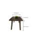 Wooden Frame Contemporary Dinette Table Black Stone Top Dining Table Clearhalo 'Dining Tables & Seating' 'Dining Tables' 'dining_table' 'furn' 'furn_dining_table' 'Furniture' 'Kitchen & Dining Furniture' 7331873
