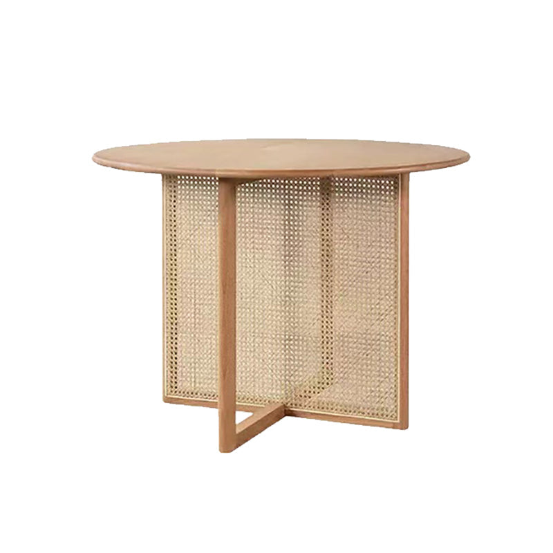 Tavolo da pranzo moderno rotondo Tavolo da pranzo in legno massello per cucina
