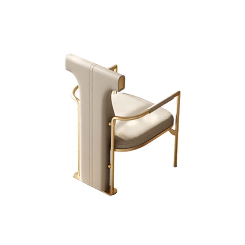 Polsterer Armstuhl Glamstil Metall Esszimmer für Esszimmer