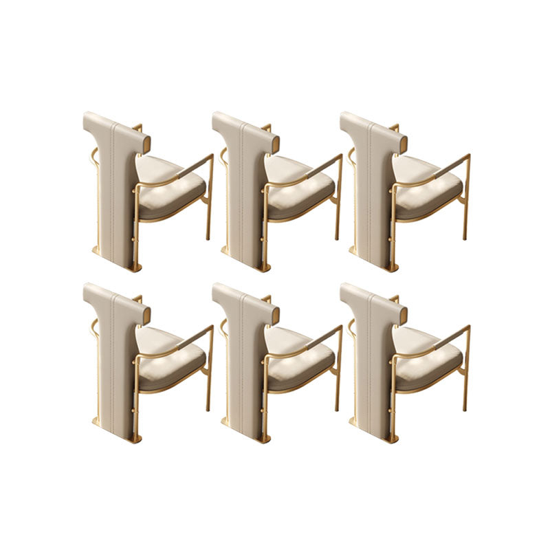 Polsterer Armstuhl Glamstil Metall Esszimmer für Esszimmer