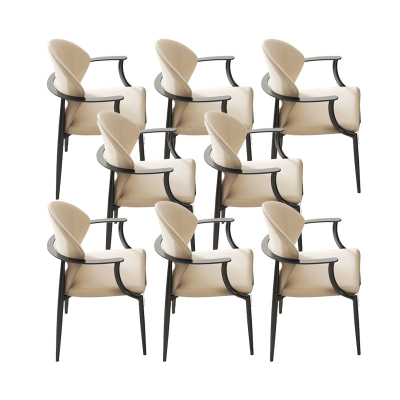 Polsterer Armstuhl Glamstil Metall Esszimmer für Esszimmer