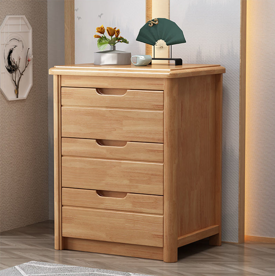 Modern Drawer Storage Accent Table Nightstand Antique Finish Nightstand Natural 1 Piece Clearhalo 'Bedroom Furniture' 'furn' 'furn_night_stand' 'Furniture' 'night_stand' 'Nightstands' 7332114