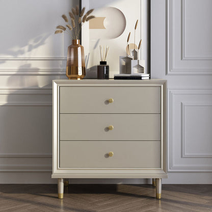 Comportador doble horizontal horizontal tocador de almacenamiento de madera de cerezo para dormitorio