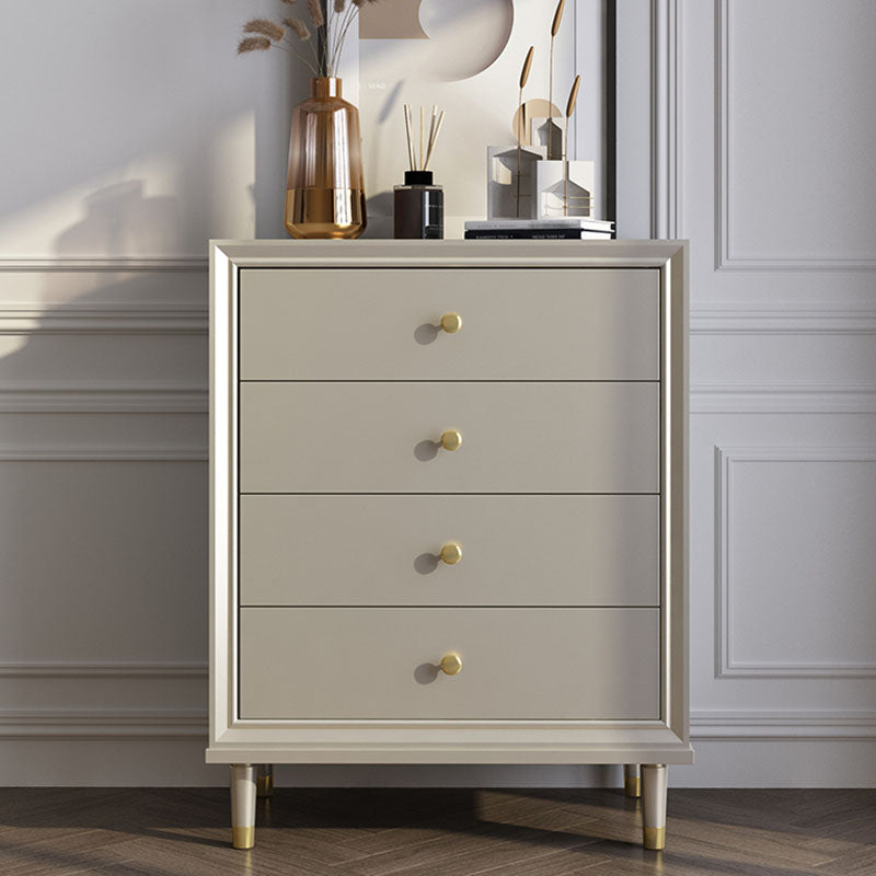 Comportador doble horizontal horizontal tocador de almacenamiento de madera de cerezo para dormitorio