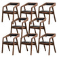 Contemporary Upholstered Arm Chair Home Walnut Wood Dining Chair 8 Piece Set Clearhalo 'Dining Chairs' 'Dining Tables & Seating' 'dining_chair' 'furn' 'furn_dining_chair' 'Furniture' 'Kitchen & Dining Furniture' 7332291