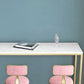 Glam Style Marble Bar Dining Table Rectangle Bar Table in White Clearhalo 'Bar Furniture' 'Bar Tables' 'bar_tables' 'furn' 'furn_bar_tables' 'Furniture' 'Kitchen & Dining Furniture' 7332338