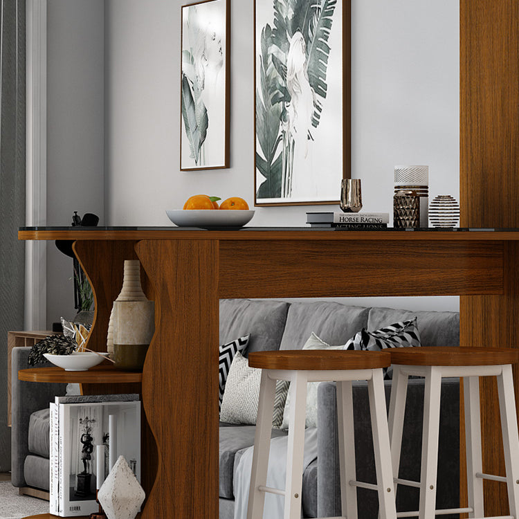 Modern Style Wood Bar Dining Table Rectangle Bar Table for Kitchen Clearhalo 'Bar Furniture' 'Bar Tables' 'bar_tables' 'furn' 'furn_bar_tables' 'Furniture' 'Kitchen & Dining Furniture' 7332363