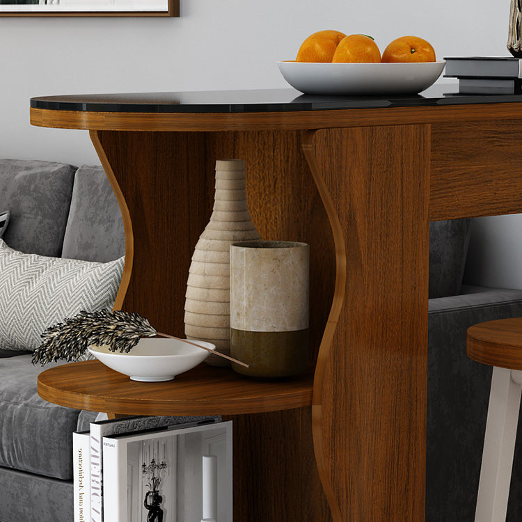 Modern Style Wood Bar Dining Table Rectangle Bar Table for Kitchen Clearhalo 'Bar Furniture' 'Bar Tables' 'bar_tables' 'furn' 'furn_bar_tables' 'Furniture' 'Kitchen & Dining Furniture' 7332366