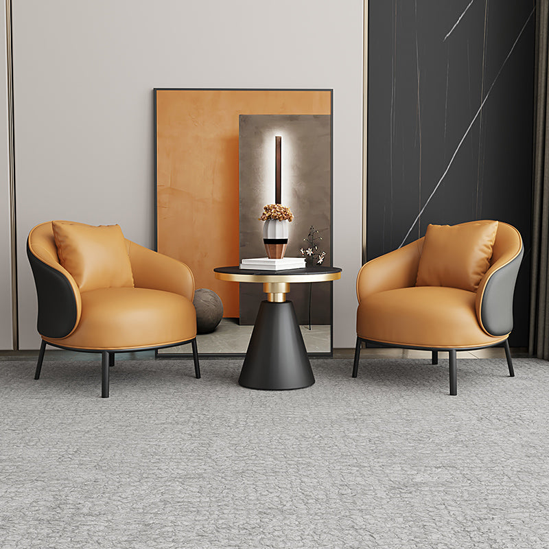 Solid Wood Lounge Chair Water Resistant Side Chair with Metal Legs Clearhalo 'Accent Chairs' 'accent_chairs' 'Chairs & Seating' 'furn' 'furn_accent_chairs' 'Furniture' 'Living Room Furniture' 7332518