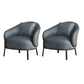 Solid Wood Lounge Chair Water Resistant Side Chair with Metal Legs Black-Blue 2 Piece Set Clearhalo 'Accent Chairs' 'accent_chairs' 'Chairs & Seating' 'furn' 'furn_accent_chairs' 'Furniture' 'Living Room Furniture' 7332528