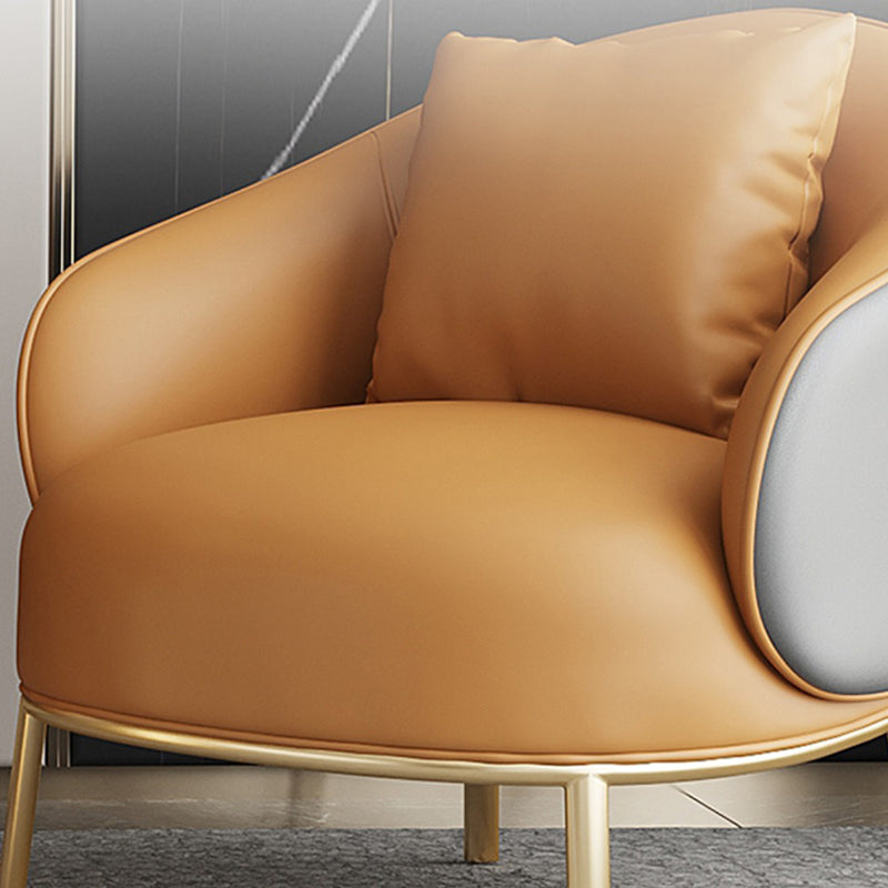 Solid Wood Lounge Chair Water Resistant Side Chair with Metal Legs Clearhalo 'Accent Chairs' 'accent_chairs' 'Chairs & Seating' 'furn' 'furn_accent_chairs' 'Furniture' 'Living Room Furniture' 7332530