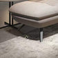 Modern Solid Color Chaise Lounge Couch Upholstered Chaise Lounge Clearhalo 'Chairs & Seating' 'Chaise Lounge' 'chaise_lounge' 'furn' 'furn_chaise_lounge' 'Furniture' 'Living Room Furniture' 7332749