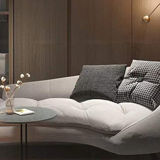 Modern Solid Color Chaise Lounge Couch Upholstered Chaise Lounge Clearhalo 'Chairs & Seating' 'Chaise Lounge' 'chaise_lounge' 'furn' 'furn_chaise_lounge' 'Furniture' 'Living Room Furniture' 7332752
