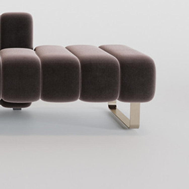 Scandinavian Solid Color Chaise Lounge Couch One Armed Chaise Lounge Clearhalo 'Chairs & Seating' 'Chaise Lounge' 'chaise_lounge' 'furn' 'furn_chaise_lounge' 'Furniture' 'Living Room Furniture' 7332767