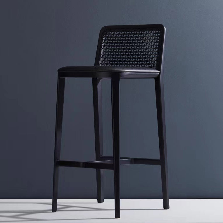 Industrial Style Counter Chair Wood Footrest Counter Stool for Bristol