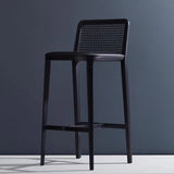 Industrial Style Counter Chair Wood Footrest Counter Stool for Bristol