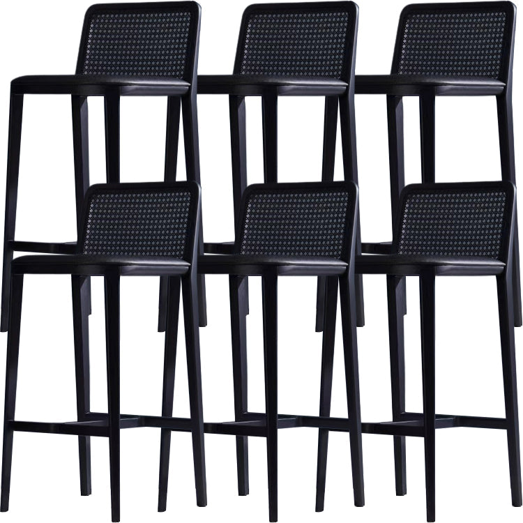 Industrial Style Counter Chair Wood Footrest Counter Stool for Bristol