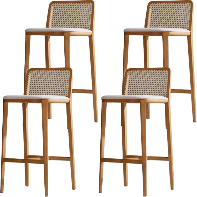 Industrial Style Counter Chair Wood Footrest Counter Stool for Bristol