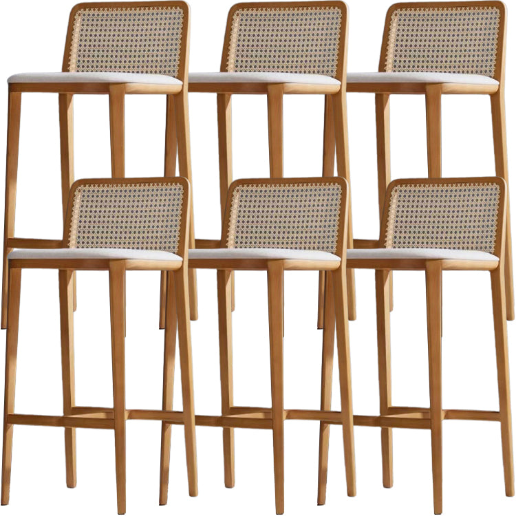 Industrial Style Counter Chair Wood Footrest Counter Stool for Bristol