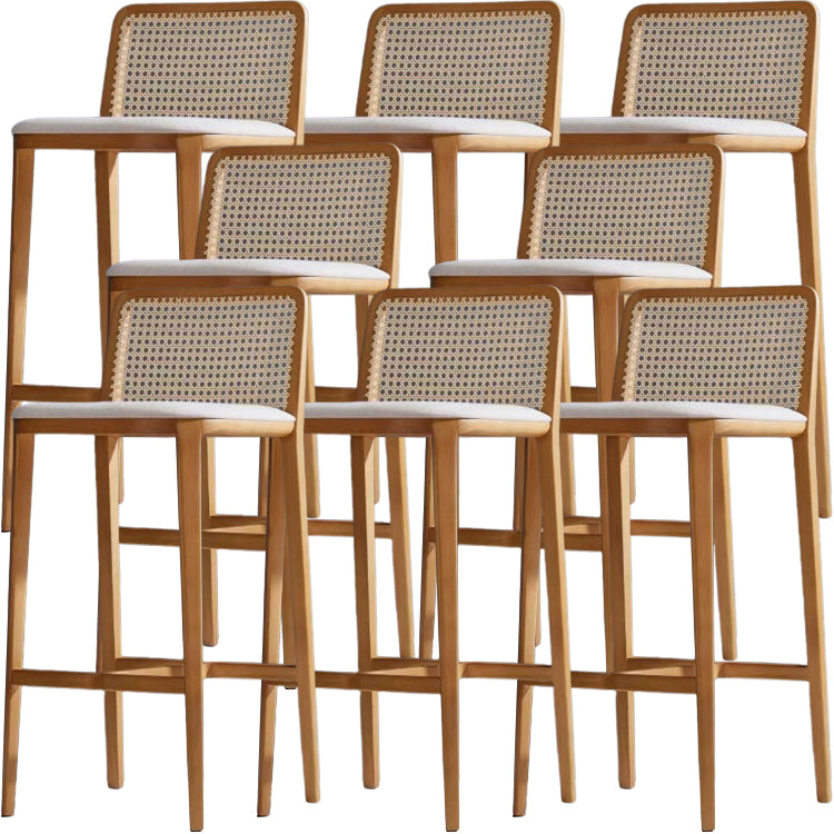 Industrial Style Counter Chair Wood Footrest Counter Stool for Bristol