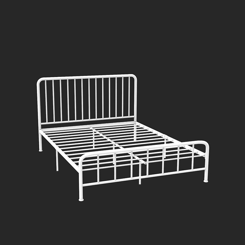 Glam Solid Color Open-Frame Bed Open-Frame Metal Bed with Custom Gold Legs