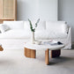 Round Terrazzo Coffee Table Minimalist Wooden 3 Legs Cocktail Table Clearhalo 'Coffee & Accent Tables' 'Coffee Tables' 'coffee_tables' 'furn' 'furn_coffee_tables' 'Furniture' 'Living Room Furniture' 7333531