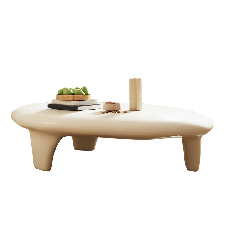 3 Legs Irregular Coffee Table Modern 11.8-In High 1 Single Cocktail Table Clearhalo 'Coffee & Accent Tables' 'Coffee Tables' 'coffee_tables' 'furn' 'furn_coffee_tables' 'Furniture' 'Living Room Furniture' 7333557