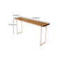 Juego de mesa de bar rectangular moderno, mesa de bar y taburetes de madera maciza de 1/4 Uds.