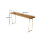 Juego de mesa de bar rectangular moderno, mesa de bar y taburetes de madera maciza de 1/4 Uds.