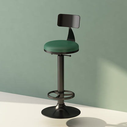 Rectangle Bar Pub Table Set 1/3 Pcs Black Iron Frame Bar Table and Upholstered Stools Chair(s) None Black Green Clearhalo 'Bar Furniture' 'furn' 'furn_home_bar_bar_sets' 'Furniture' 'Home Bars & Bar Sets' 'home_bar_bar_sets' 'Kitchen & Dining Furniture' 7333605