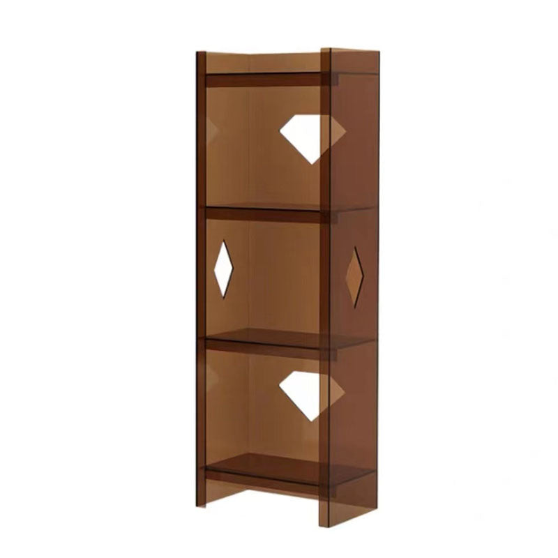 Eigentijdse gesloten achterste kubus boekenplank acryl boekenkast voor thuiskantoor