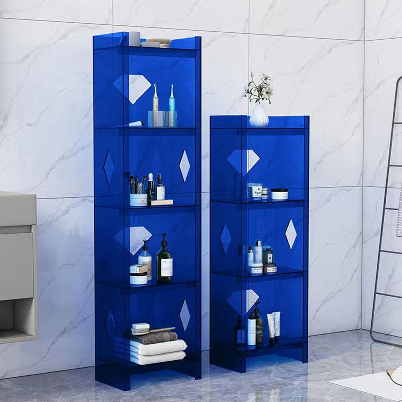 Eigentijdse gesloten achterste kubus boekenplank acryl boekenkast voor thuiskantoor