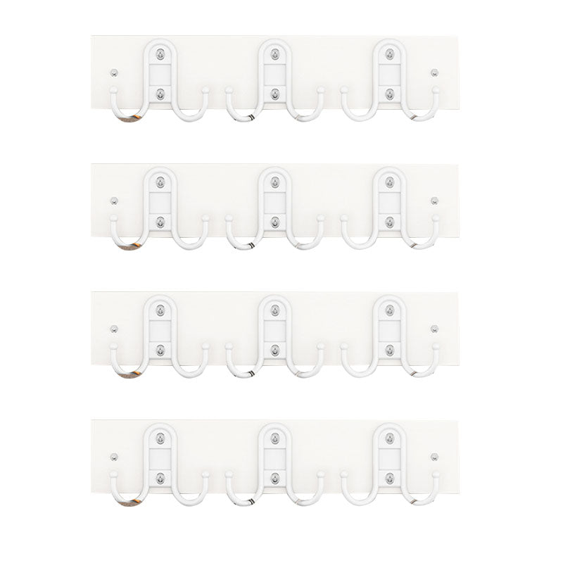 Rastrellino moderno per cappotto in legno con ganci per cappotto