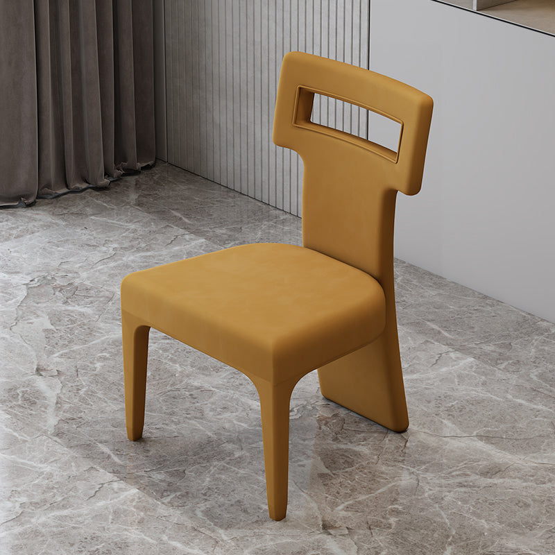 Glam Style Dinette Set 1/5 Pcs Rectangle Stone Dinette Table with Dining Chair 1 Brown Chair Clearhalo 'Dining Room Sets' 'Dining Tables & Seating' 'dining_room_set' 'furn' 'furn_dining_room_set' 'Furniture' 'Kitchen & Dining Furniture' 7334193