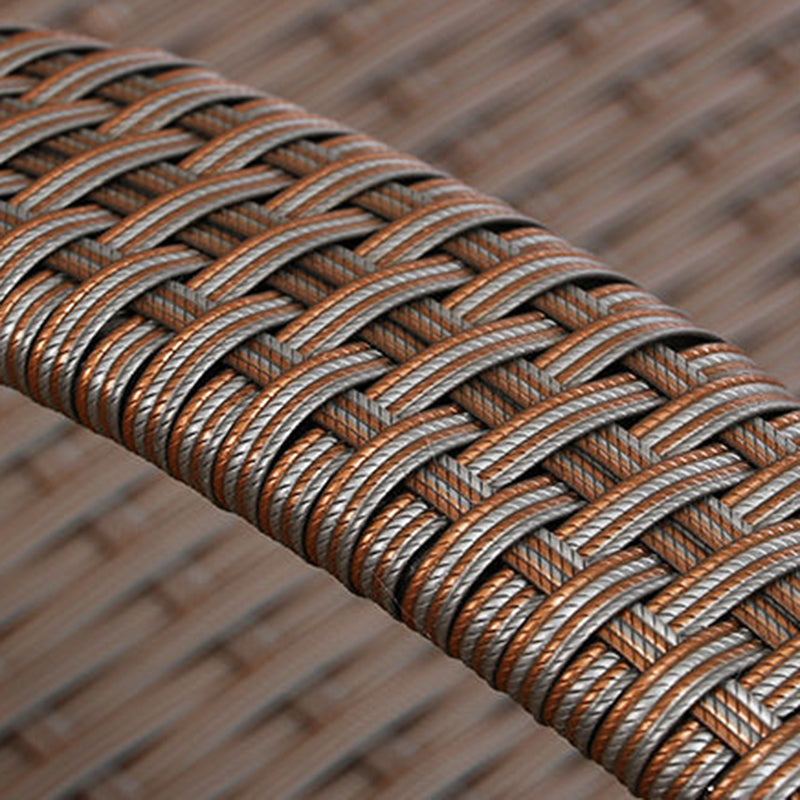 ラタンロッキングアクセント椅子房付きクッション付きモダンな織物ロープロッキングチェア