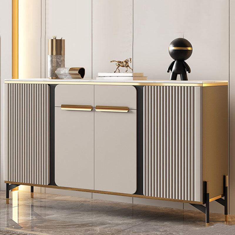 Modernism Sideboard 2 Drawers Server Cabinet with Storage for Dining Room https: res.litfad.com site img item 2023 01 28 7335517 1200x1200.jpg Clearhalo 'buffet_sideboard' 'Buffets & Sideboards' 'furn' 'furn_buffet_sideboard' 'Furniture' 'Kitchen & Dining Furniture' 7335517