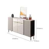 Modernism Sideboard 2 Drawers Server Cabinet with Storage for Dining Room Clearhalo 'buffet_sideboard' 'Buffets & Sideboards' 'furn' 'furn_buffet_sideboard' 'Furniture' 'Kitchen & Dining Furniture' 7335532